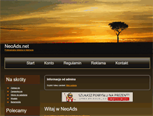 Tablet Screenshot of neoads.net
